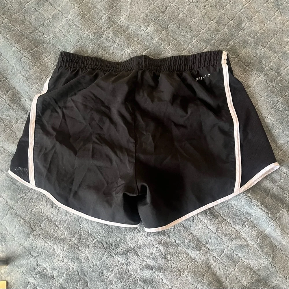 Nike Black and White Running‎ Shorts